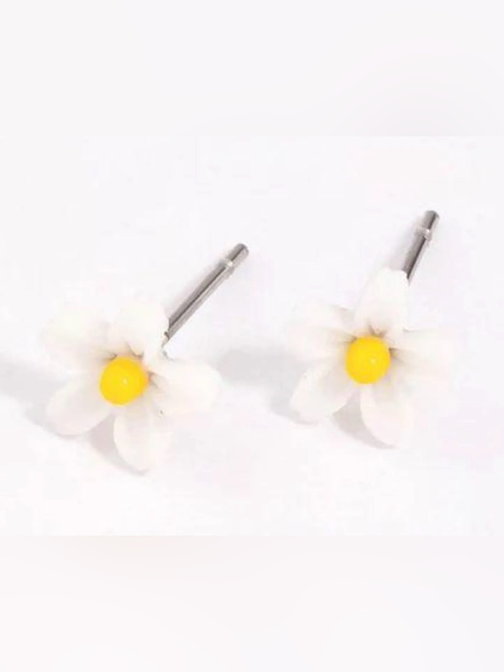 Yellow Mini Daisy Stud Earrings